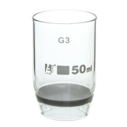 CRISOL GOOCH 50ML DE VIDRIO CON DISCO SINTERIZADO G3 EISCO