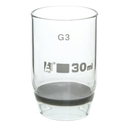 CRISOL GOOCH 30ML DE VIDRIO CON DISCO SINTERIZADO G3 EISCO