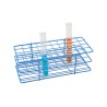 GRADILLA PARA TUBOS DE 18-20MM CON 40 LUGARES DE ALAMBRE CON RECUBRIMIENTO EPÓXICO EISCO