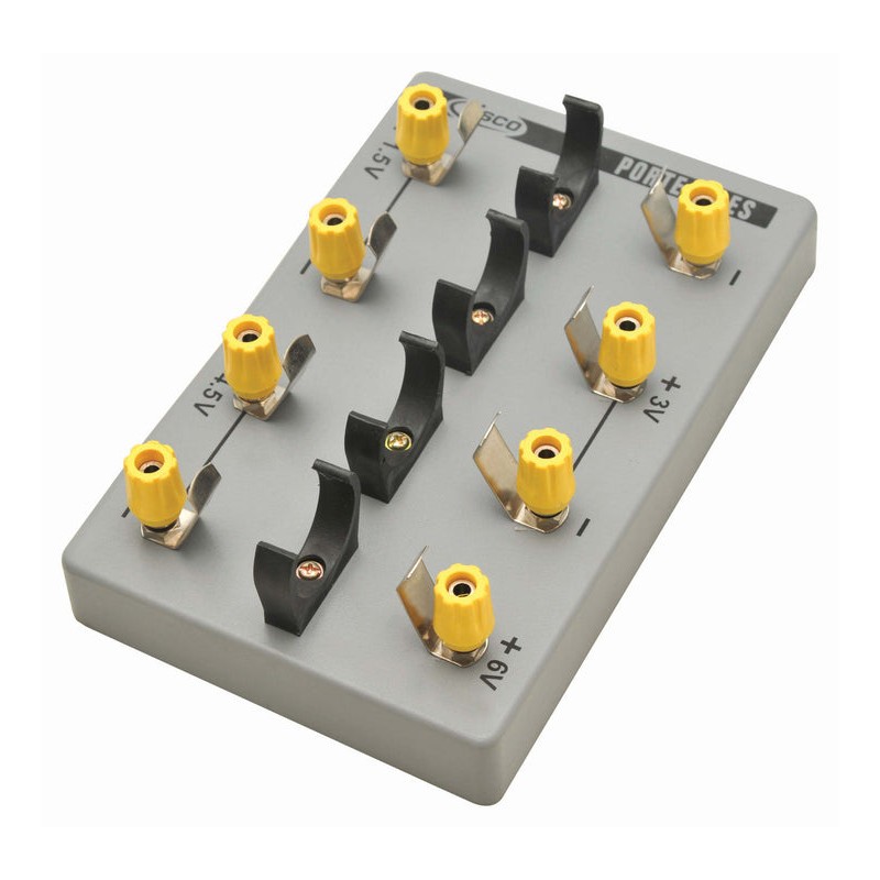 FUENTE DE ALIMENTACIÓN DE VOLTAJE VARIABLE A BASE DE PILAS EISCO