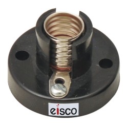 PORTA LÁMPARA (SOCKET) E-10 CON BASE DE PLÁSTICO EISCO