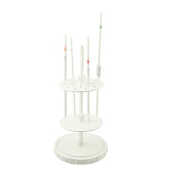 SOPORTE PARA PIPETAS (PORTAPIPETAS) VERTICAL CON 28 LUGARES AUTOCLAVABLE RESISTENTE A QUÍMICOS EISCO