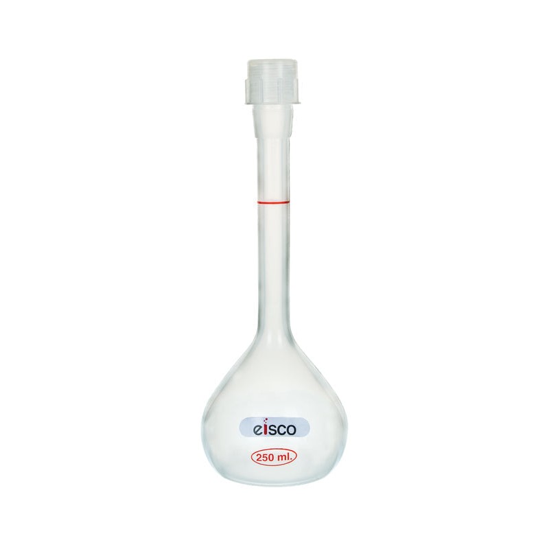 MATRAZ VOLUMÉTRICO (AFORADO) 1000ML DE POLIPROPILENO CON TAPAROSCA AUTOCLAVABLE EISCO