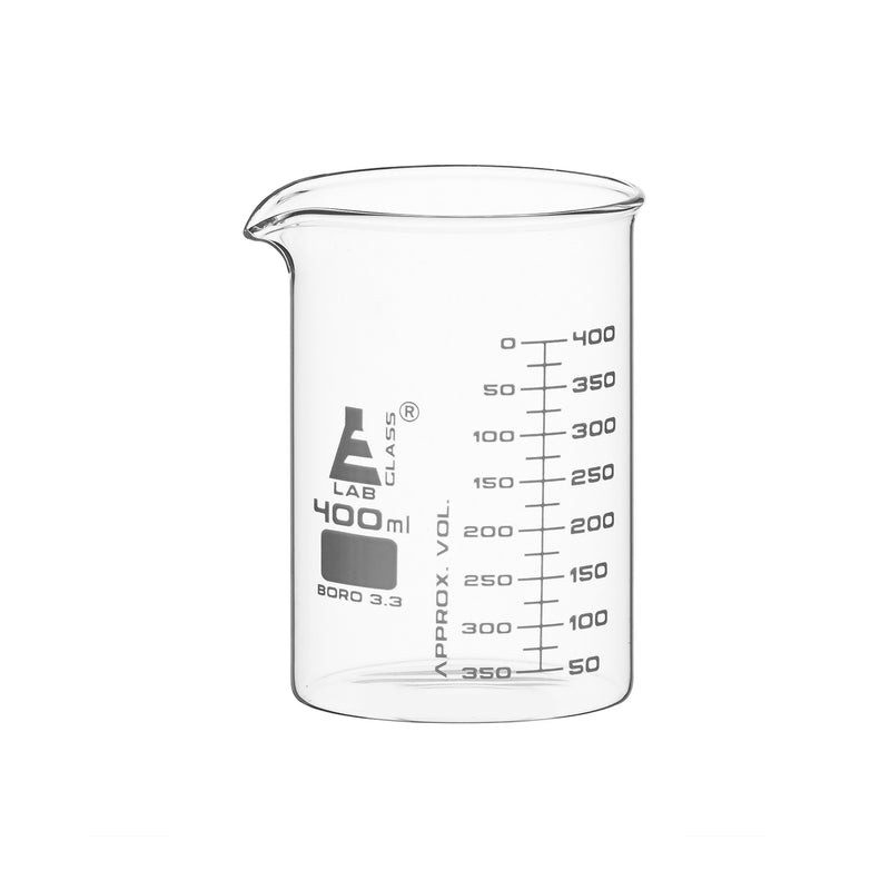 VASO DE PRECIPITADO 400ML, DOBLE ESCALA, ASTM EISCO