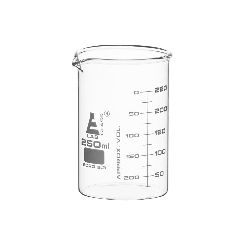 VASO DE PRECIPITADO 250ML, DOBLE ESCALA, ASTM EISCO