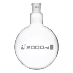 MATRAZ DE EBULLICIÓN 2000ML CUELLO ANGOSTO FONDO REDONDO JUNTA 29/32 EISCO
