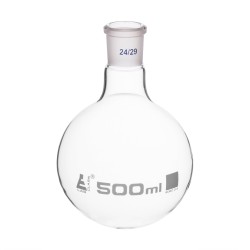 MATRAZ DE EBULLICIÓN 500ML CUELLO ANGOSTO FONDO REDONDO JUNTA 24/29 EISCO