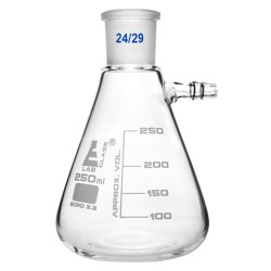 MATRAZ DE FILTRACIÓN (KITAZATO) 250ML CON JUNTA 24/29 GRADUACIÓN BLANCA EISCO