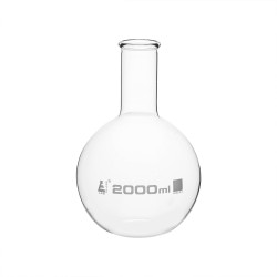 MATRAZ DE EBULLICIÓN 2000ML CUELLO ANGOSTO FONDO PLANO EISCO