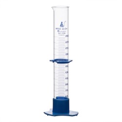 PROBETA DE VIDRIO 250ML CLASE B CON BASE DE PLÁSTICO EISCO