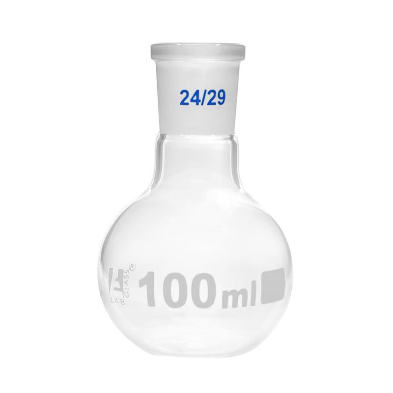 MATRAZ DE EBULLICIÓN 100ML CUELLO ANGOSTO FONDO PLANO JUNTA 24/29 EISCO