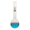 MATRAZ KJELDAHL 800ML DE VIDRIO BOROSILICATO, CUELLO LARGO, FONDO REDONDO EISCO
