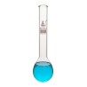 MATRAZ KJELDAHL 300ML DE VIDRIO BOROSILICATO, CUELLO LARGO, FONDO REDONDO EISCO