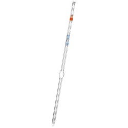 PIPETA VOLUMÉTRICA 2ML, CLASE A, GRADUACIÓN AZUL, CÓDIGO DE COLOR NARANJA EISCO