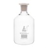 FRASCO PARA REACTIVOS 1000ML DE VIDRIO TRANSPARENTE, TAPA DE POLIPROPILENO, BOCA ANGOSTA  EISCO