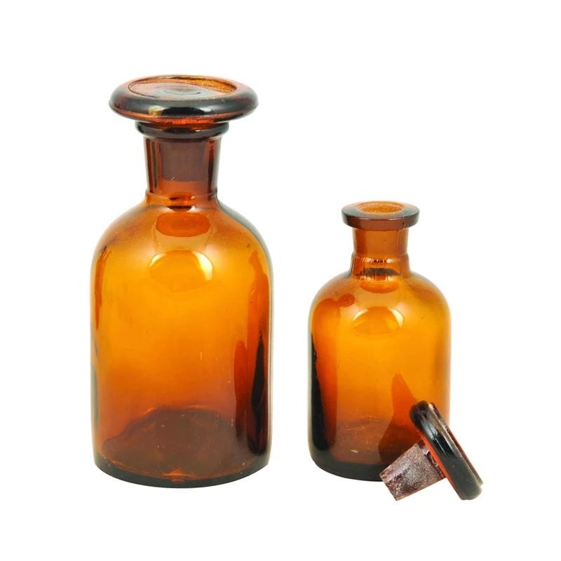 FRASCO PARA REACTIVOS BOCA ANGOSTA 1000ML DE VIDRIO ÁMBAR EISCO