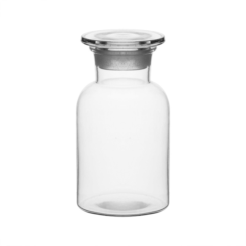 FRASCO PARA REACTIVOS BOCA ANCHA 125ML DE VIDRIO TRANSPARENTE EISCO