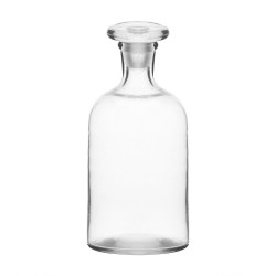 FRASCO PARA REACTIVOS BOCA ANGOSTA 500ML DE VIDRIO TRANSPARENTE EISCO